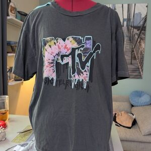 Rolla's MTV Graphic Tee in Black and Multicolor